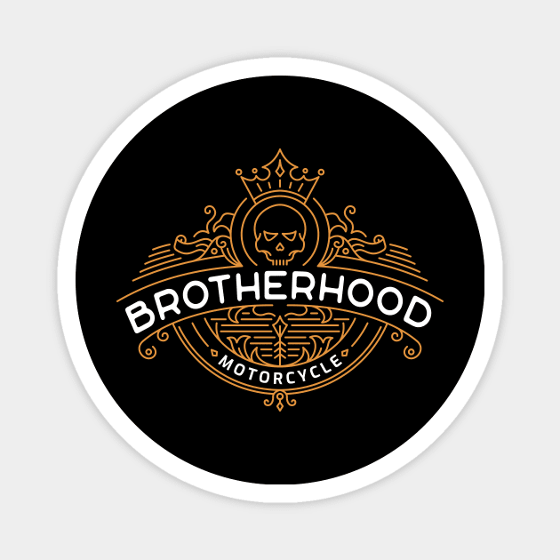 Brotherhood Motorcycle 2 Magnet by VEKTORKITA